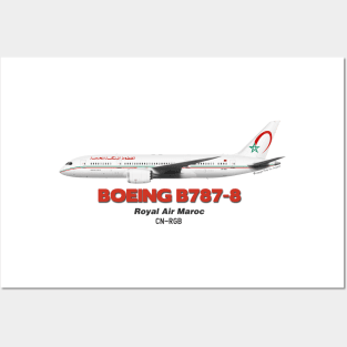 Boeing B787-8 - Royal Air Maroc Posters and Art